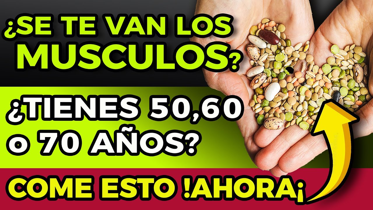 Semillas Naturales para combatir la pérdida de masa MUSCULAR con eficacia (parece Magia)