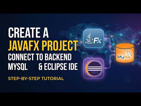 Connect JavaFX to MySQL Database Using JDBC | Full Setup | Part 3