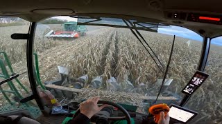 [GoPro] Cab view: John Deere T660 (Corn Harvesting)