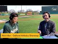 A's Cast Live: Nick Allen Spring Training Catch Up