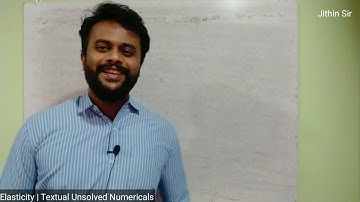 Phy|Elasticity |Textual Unsolved Numericals Solutions |Mechanical Properties of solids|class 11 |HSC