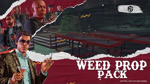 Weed Grow Pack Prop V1 – Full Showcase | FiveM Weed Props