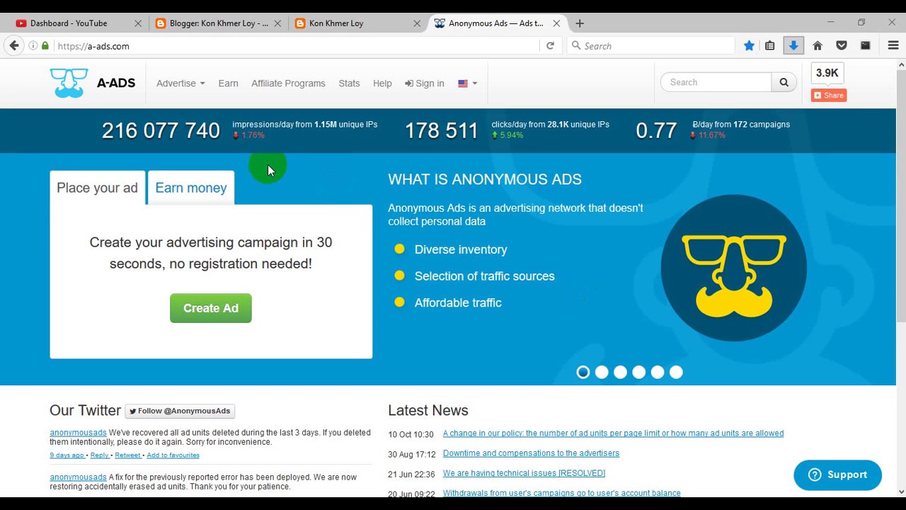 How To Earn Bitcoin With A Ads Banner On Blogger - 