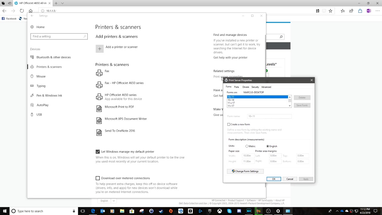 Printer TCP/IP Port Configuration in Windows 10 (HP Printer Restart Fix) -  YouTube