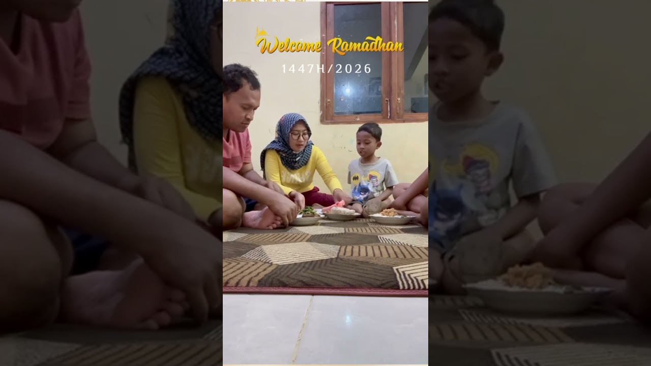 Niat dan berbuka puasa bersama keluarga Kel. B RA PERWANIDA REJOSO 2026