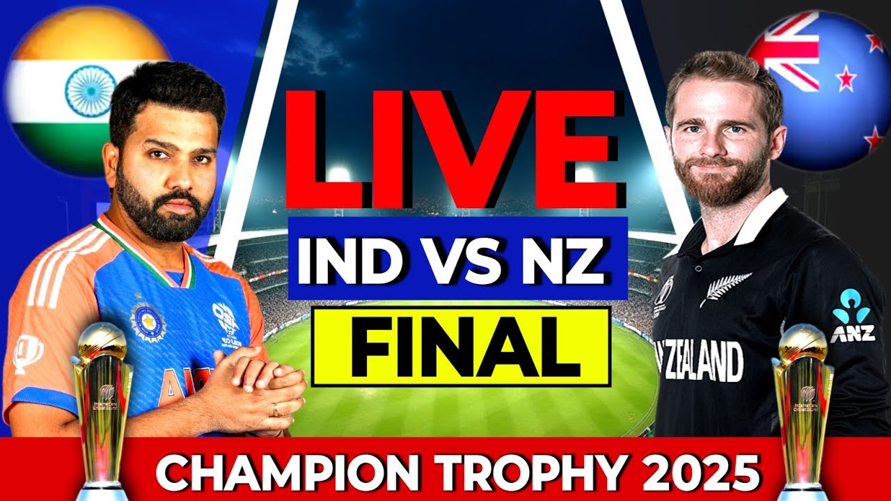 Champion trophy 2025 Final | india vs New zealand final champions ...