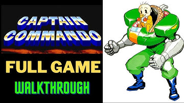 CAPTAIN COMMANDO - Full Game Walkthrough (SNES game) - (All chapters, boss fight) - 60 fps