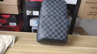 Louis Vuitton Avenue Sling Bag Damier Infini 3D leather