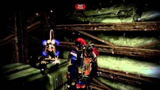 Mass Effect 2 - Shepard Falcon-Punches a Space Monkey