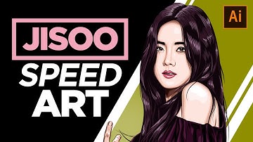 Vector Speed Art: Jisoo of BLACK PINK