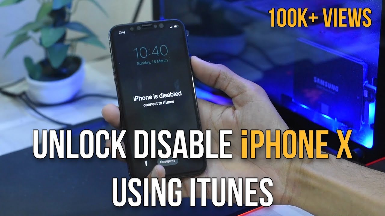 How to unlock your disabled iphone with itunes