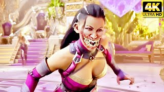 Mortal Kombat 1 Story Mode Mileena Cutscenes Only 4K60FPS
