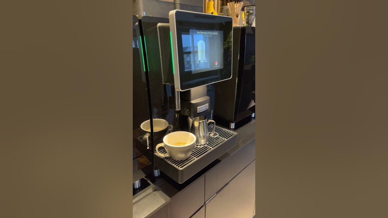 How to make latte art with a Franke coffee machine YouTube