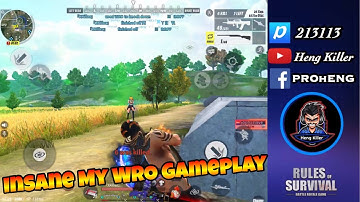 ROS: Insane My WRO Gameplay / Rule Of Survival Full Gameplay Ep.6