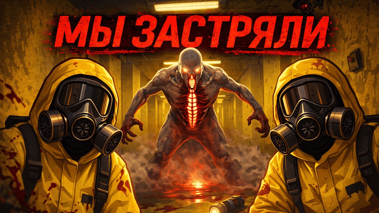 ПОПАЛИ С ЖЕНОЙ В ЗАКУЛИСЬЕ... ОТ ЭТИХ МОНСТРОВ НЕ СБЕЖАТЬ | Escape the Backrooms #1