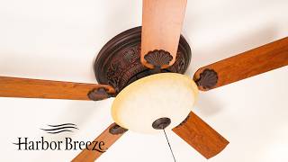 52" Harbor Breeze Lynstead Specialty Bronze Ceiling Fan
