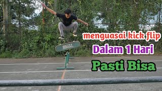 bagaimana caranya kick flip dalam permainan skateboard