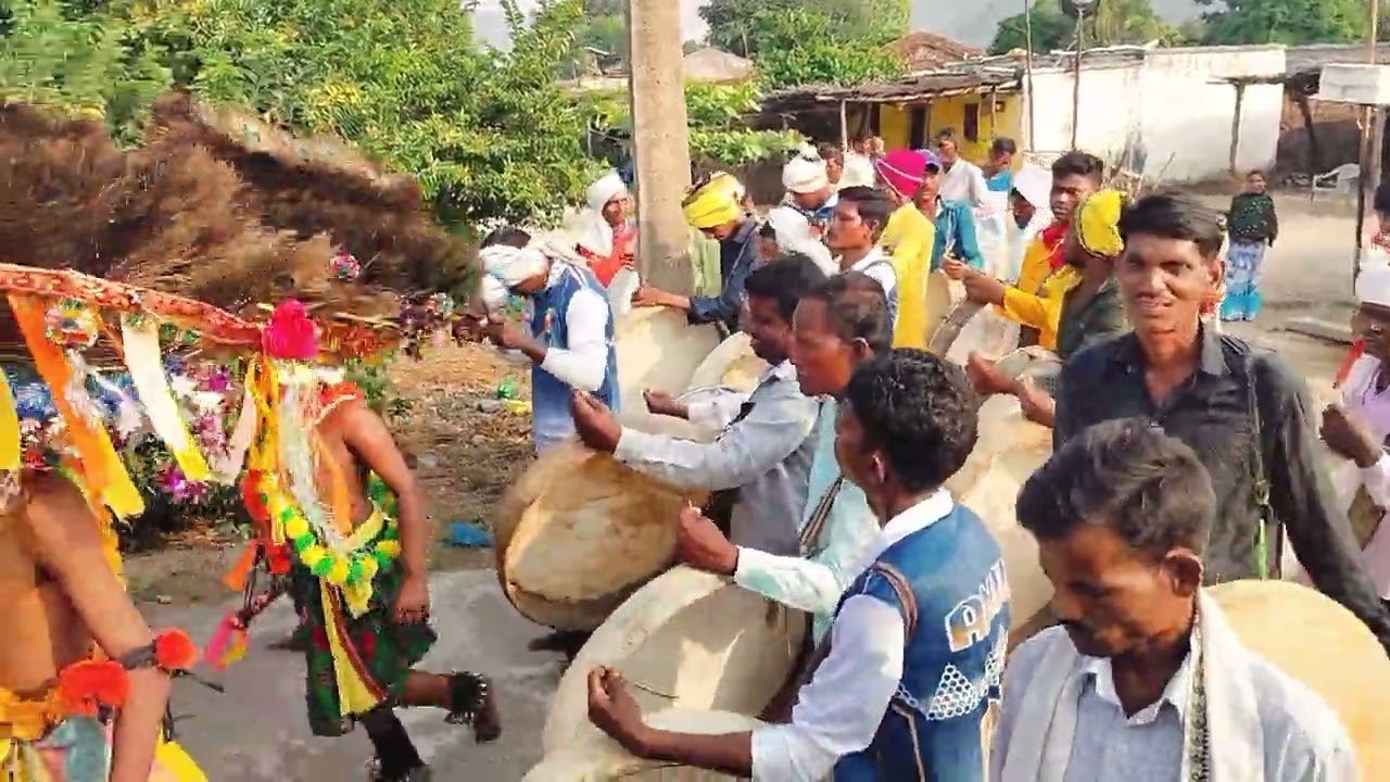 //New video//aadivasi Big festival Limguda vs Reenganwadi 2025 #gondi #festival #video