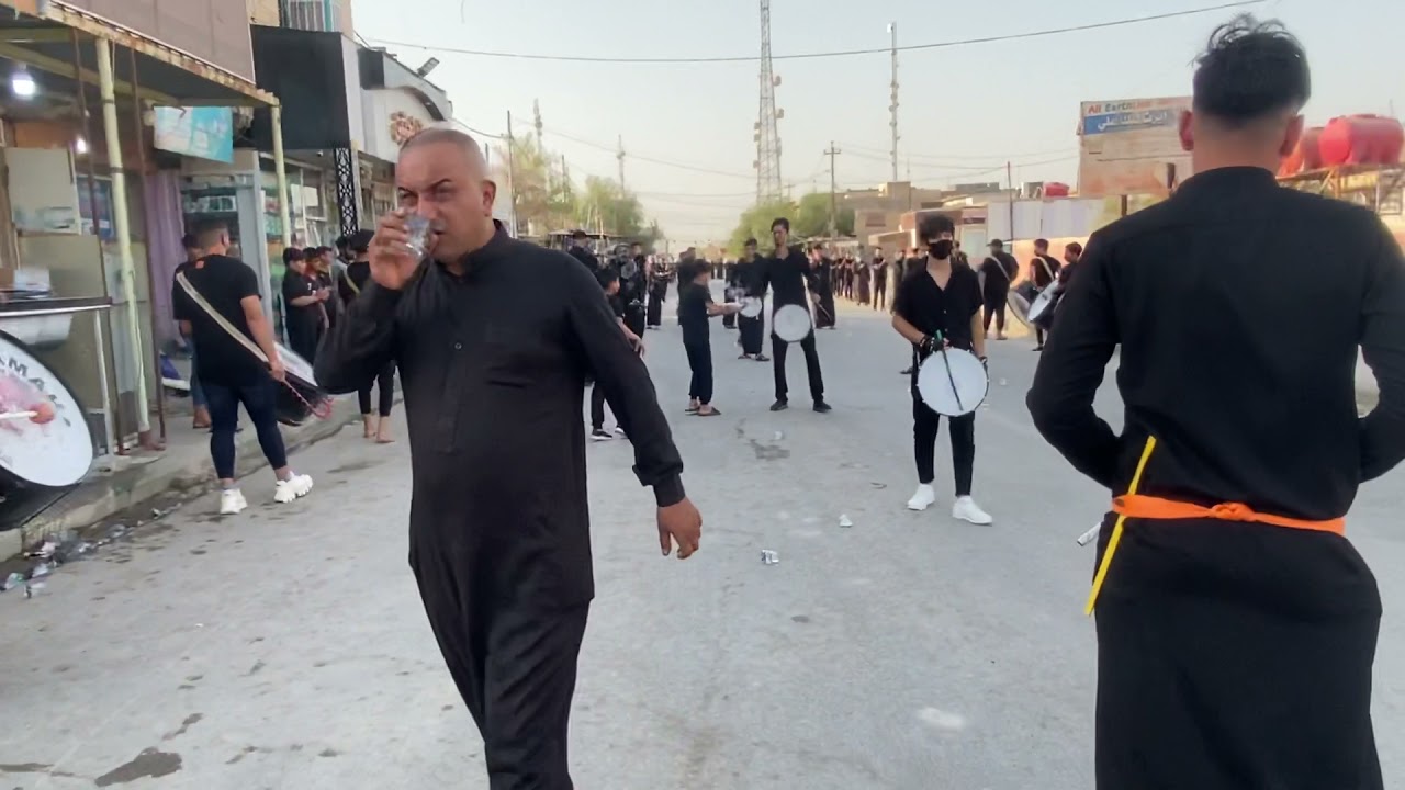 موكب انصار الزهراء السماوه حي الزهراء يوم 3 محرم 1443هـ