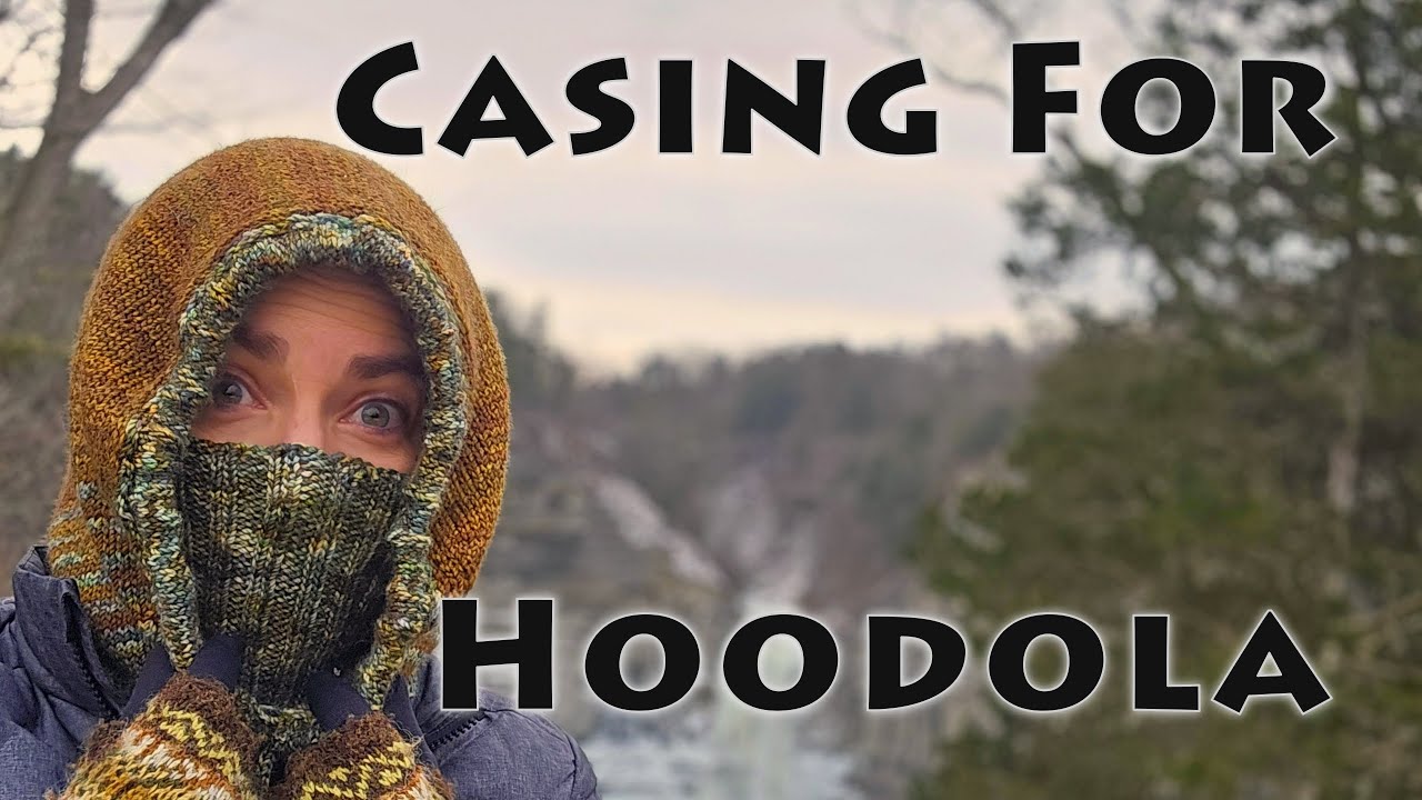 【DEARMINE】Velvet Corduroy Set-Up Hood Cinching Up Hoodola: Learn How to Knit an Easy I-Cord Casing