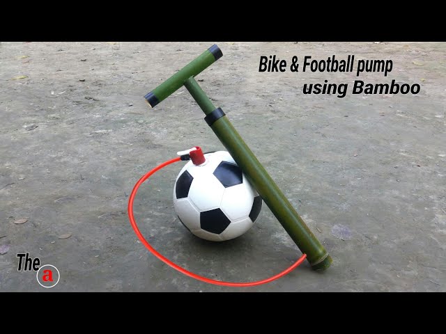 Red Hand & Foot Pump - For Bikes, Basketballs, Footballs, Soccer Balls & Pool Toys - View #3