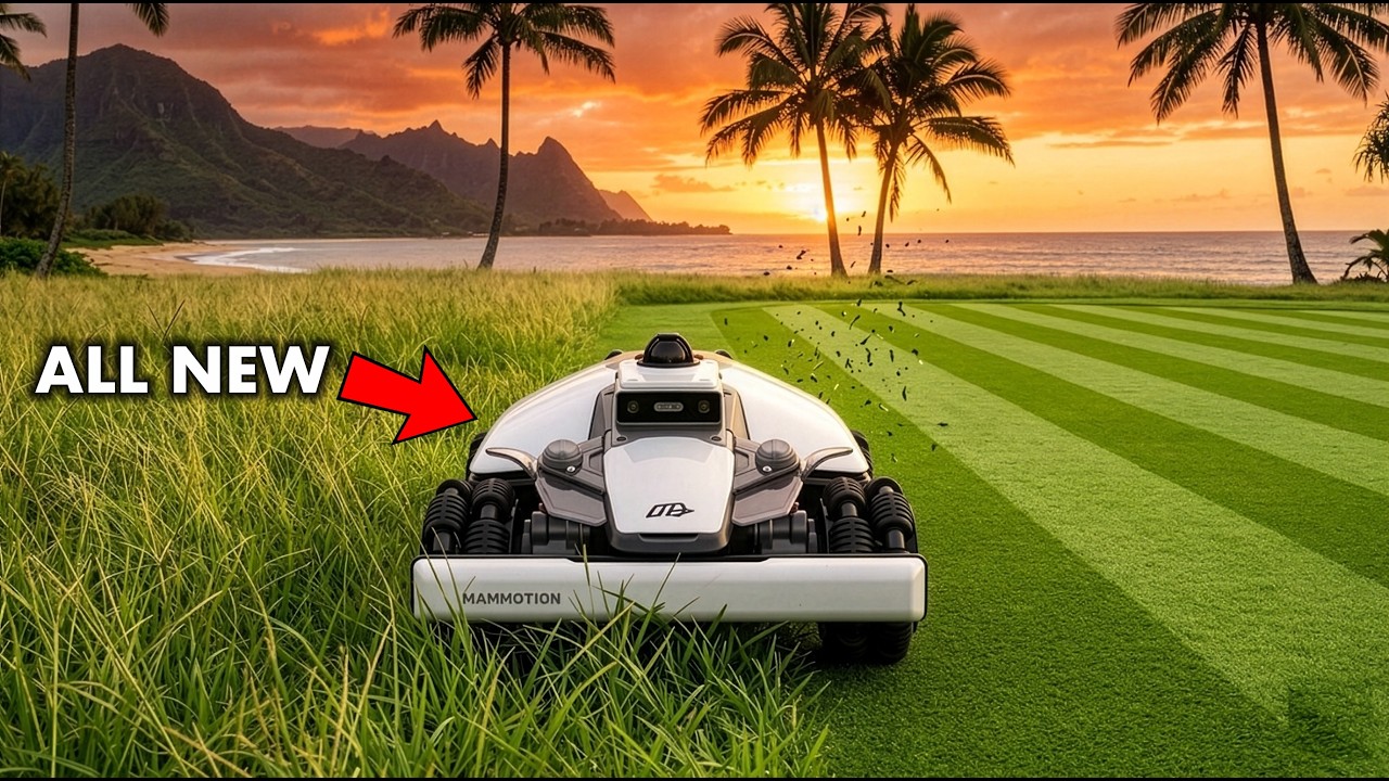 Crazy Good 4x4 Robot Lawn Mower. Mammotion Luba Mini 2 - YouTube