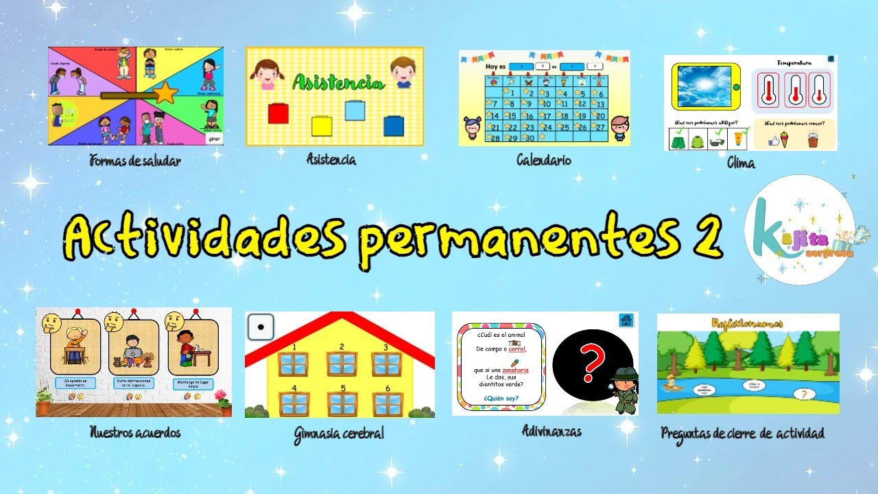 Actividades permanentes en POWER POINT - YouTube