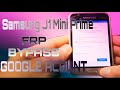Samsung J1 Mini Prime FRP BYPASS GOOGLE ACOUNT 