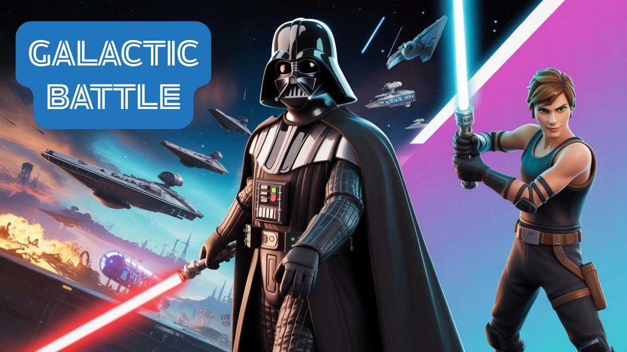 Fortnite-Galactic Lightsaber Battle | Plus Bonus Experiment