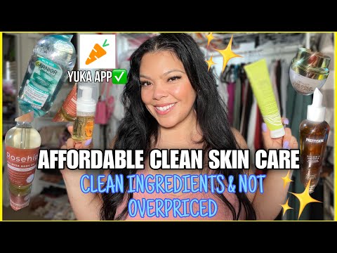 MY AFFORDABLE CLEAN SKIN CARE PRODUCTSYUKA APP APPROVED WHY I STOP BUYING HIGH END