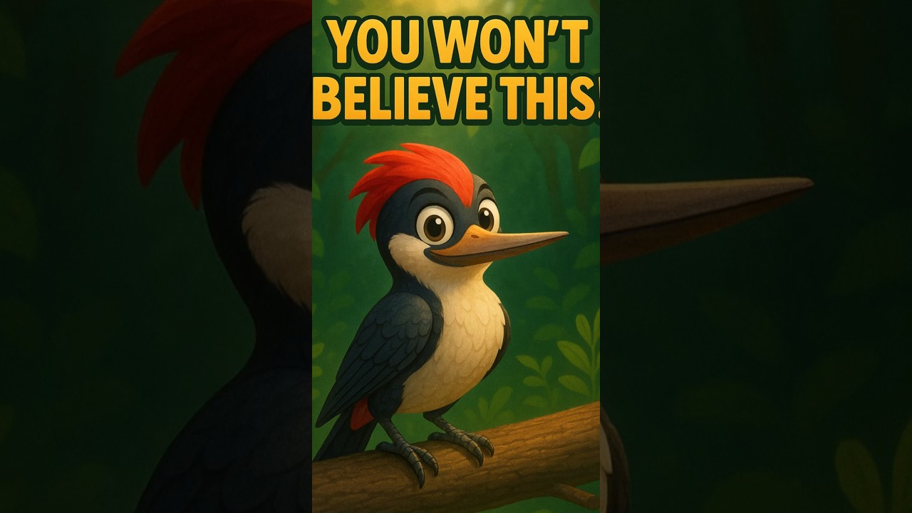 Why Woodpeckers Never Get Brain Damage 😲🧠🔍 