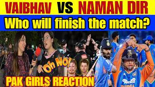 VAIBHAV SURIYAWANCHI VS NAMAN DIR 🔥 WHO WILL FINISH THE MATCH #indvsnz