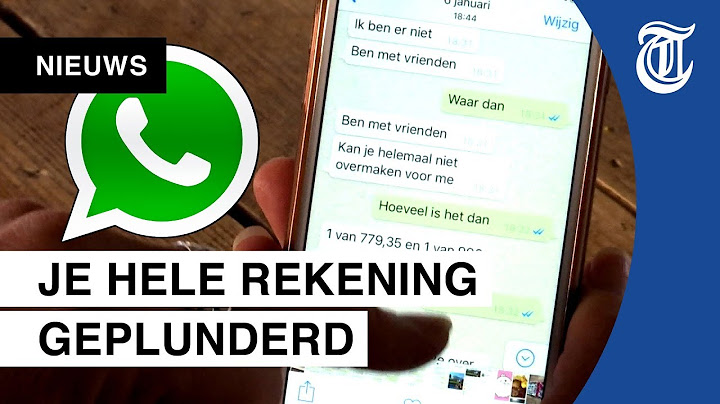 Oplichting via WhatsApp: zo trap je er niet in