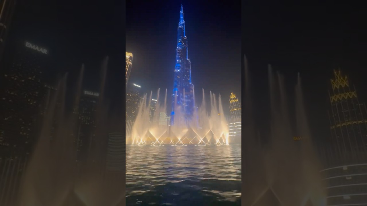 Dubai Fountain Show From Boat Ride  