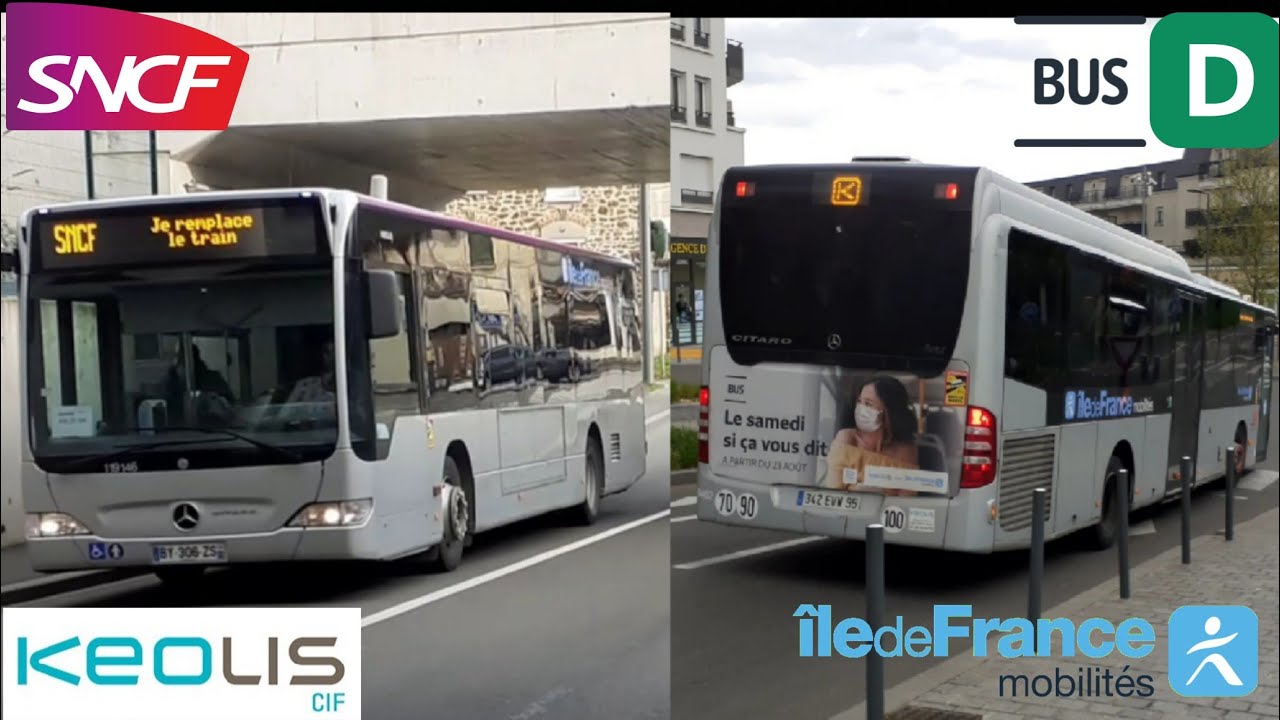 (FHD) 1 aller-retour entre les gare de Louvres et Survillers Fosses sur les navettes du RER D