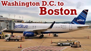 Full Flight: JetBlue A320 Washington D.C. to Boston (DCA-BOS)