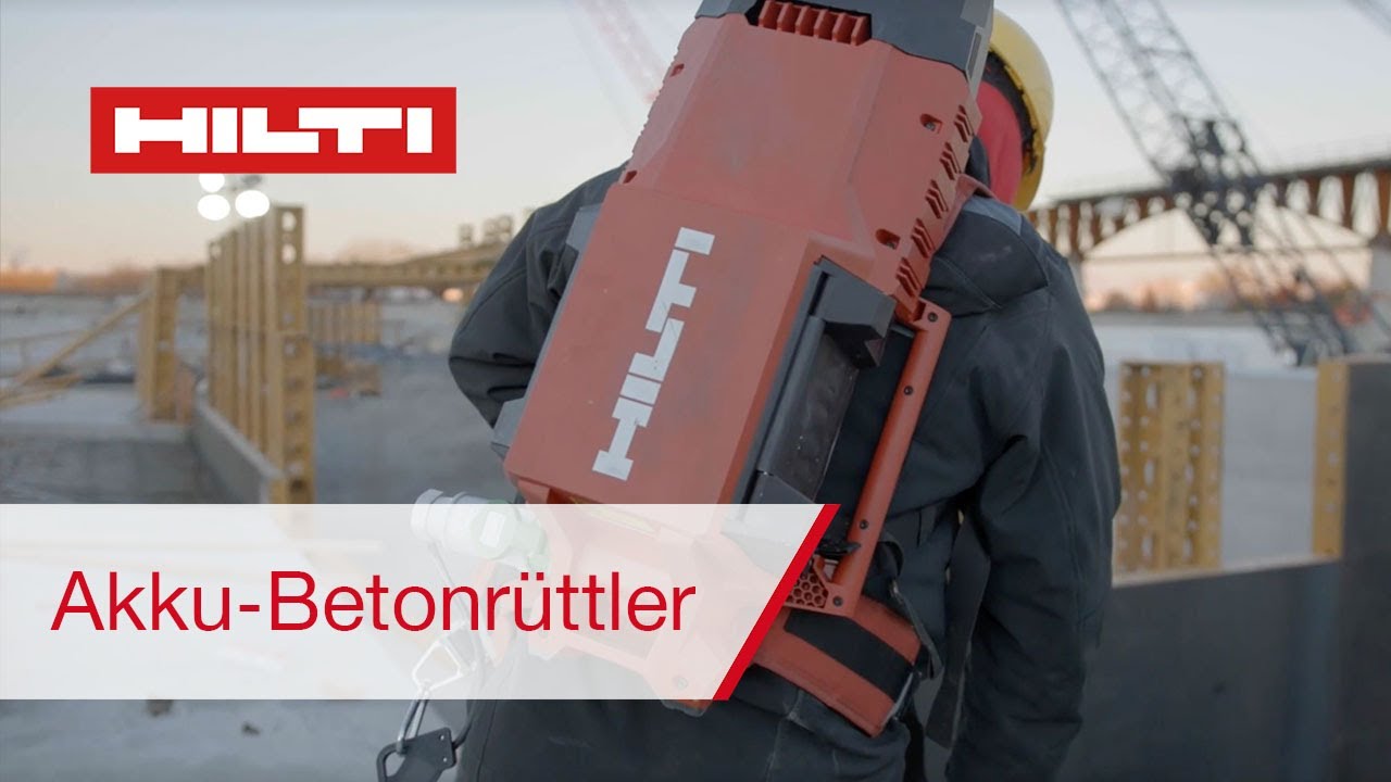 Der Hilti Nuron AkkuBetonrüttler NCV 1022 YouTube