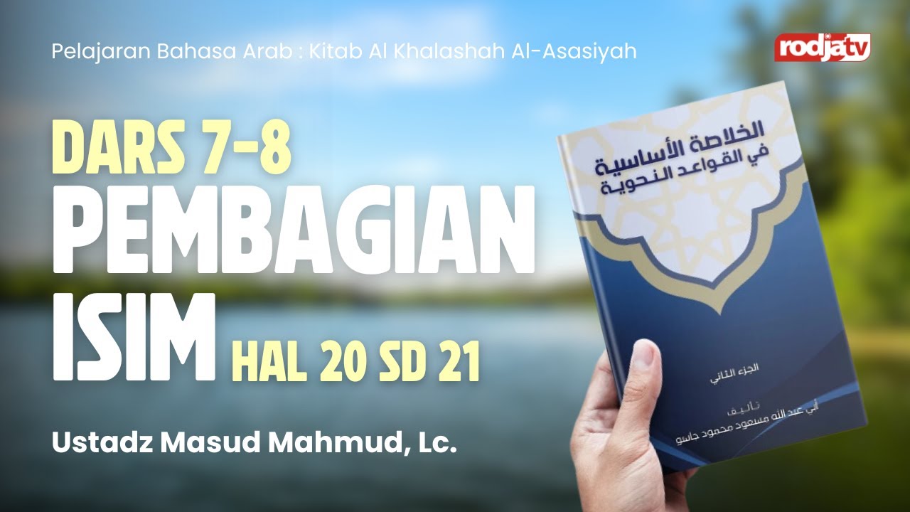Al-Khalashah Al-Asasiyah : Dars 7-8 pembagian isim hal 20 sd 21 ...