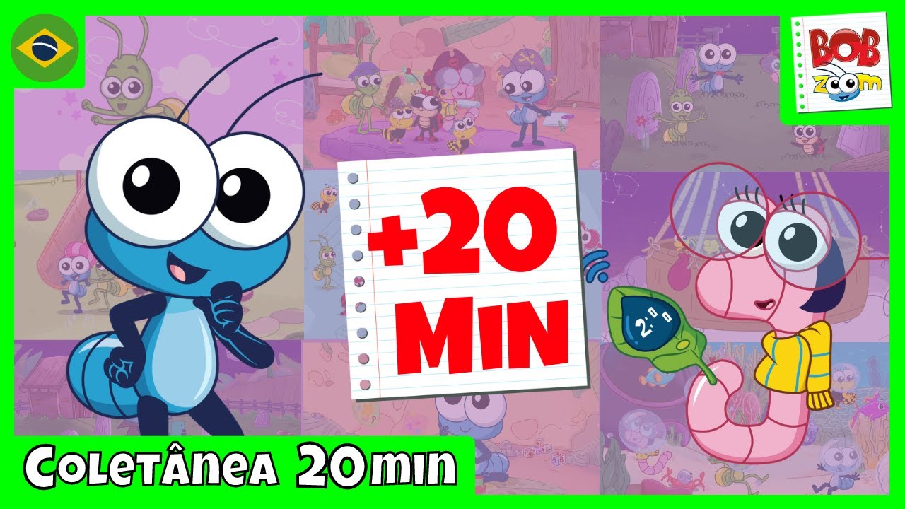 Coletânea Bob Zoom +20 minutos Bob Zoom Vídeo Infantil Musical