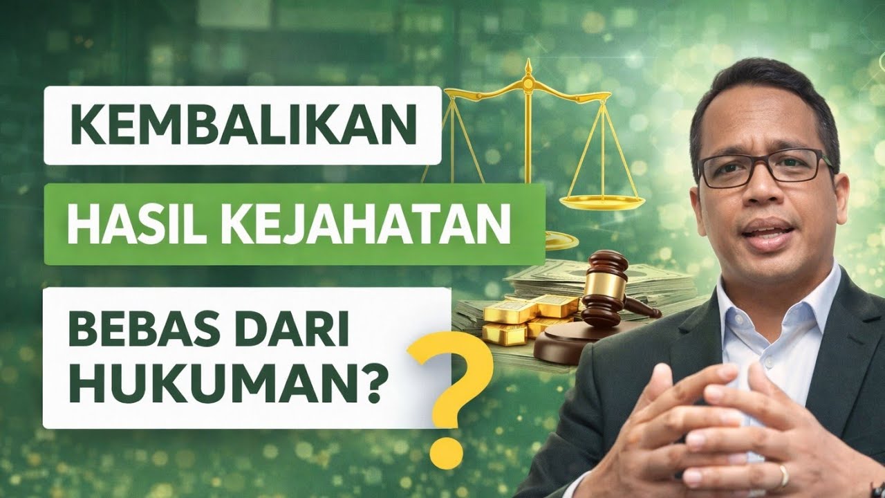 Kembalikan Uang Hasil Penipuan/Penggelapan  dan Bayar Utang Tetap Dipidana Penjara