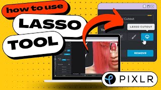 PIXLR - How to Use the LASSO TOOL (for Precise Cutting)