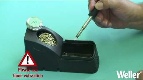 Weller® Soldering Iron Tip Cleaning
