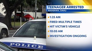 HPD arrest 19-year-old man for Attempted Murder in Wahiawa