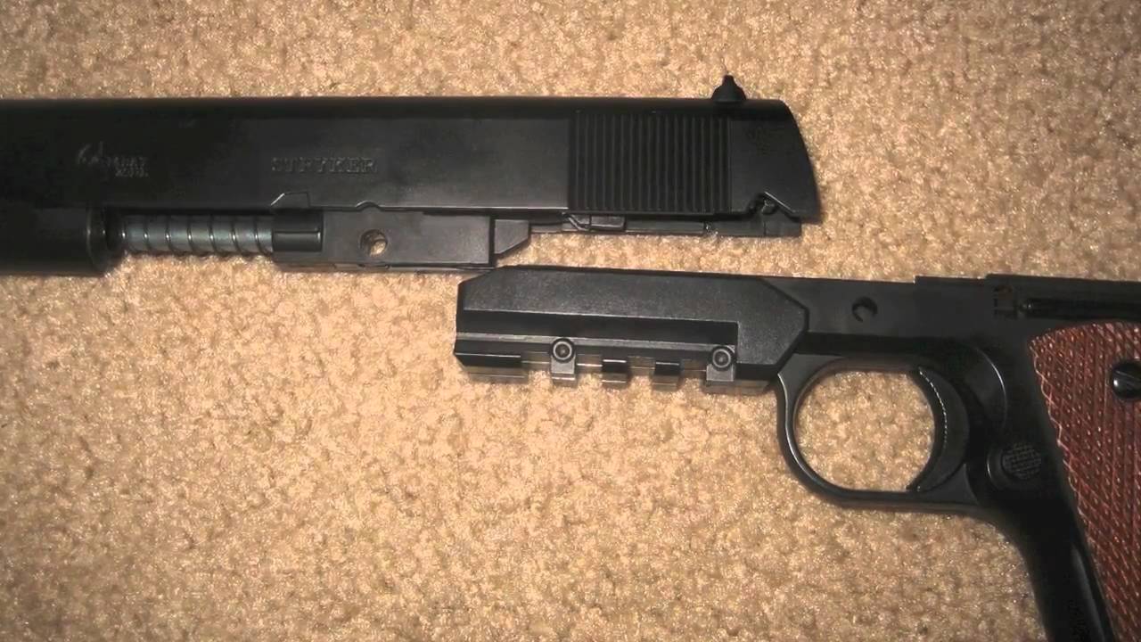how to take apart a m1911 colt (airsoft) YouTube