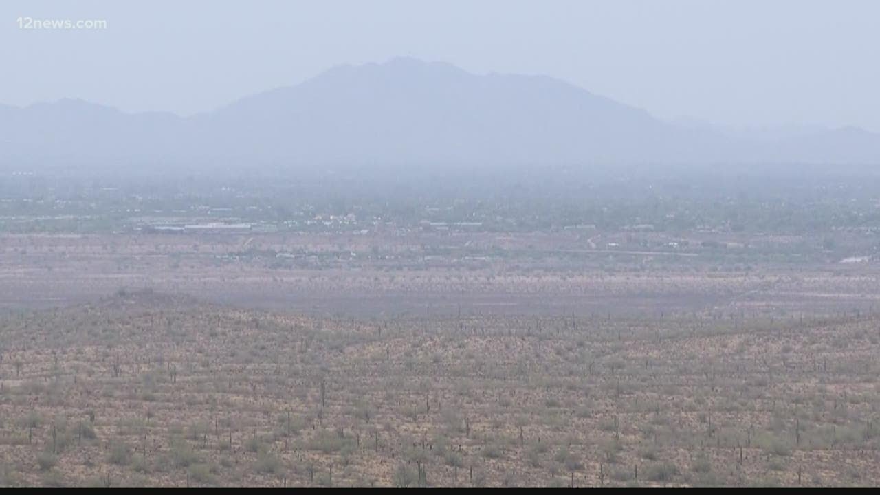 Ozone, smoke from fires leave haze over the Valley - YouTube