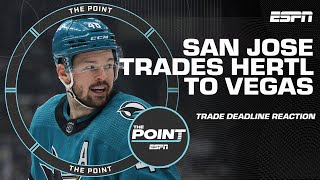 Tomas Hertl Trade Reaction 🚨 He was the gem of the Sharks! - Kaplan | The Point