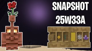 Minecraft Snapshot 25w33a - End Sky Effect, Shelf Revert \u0026 More!!!