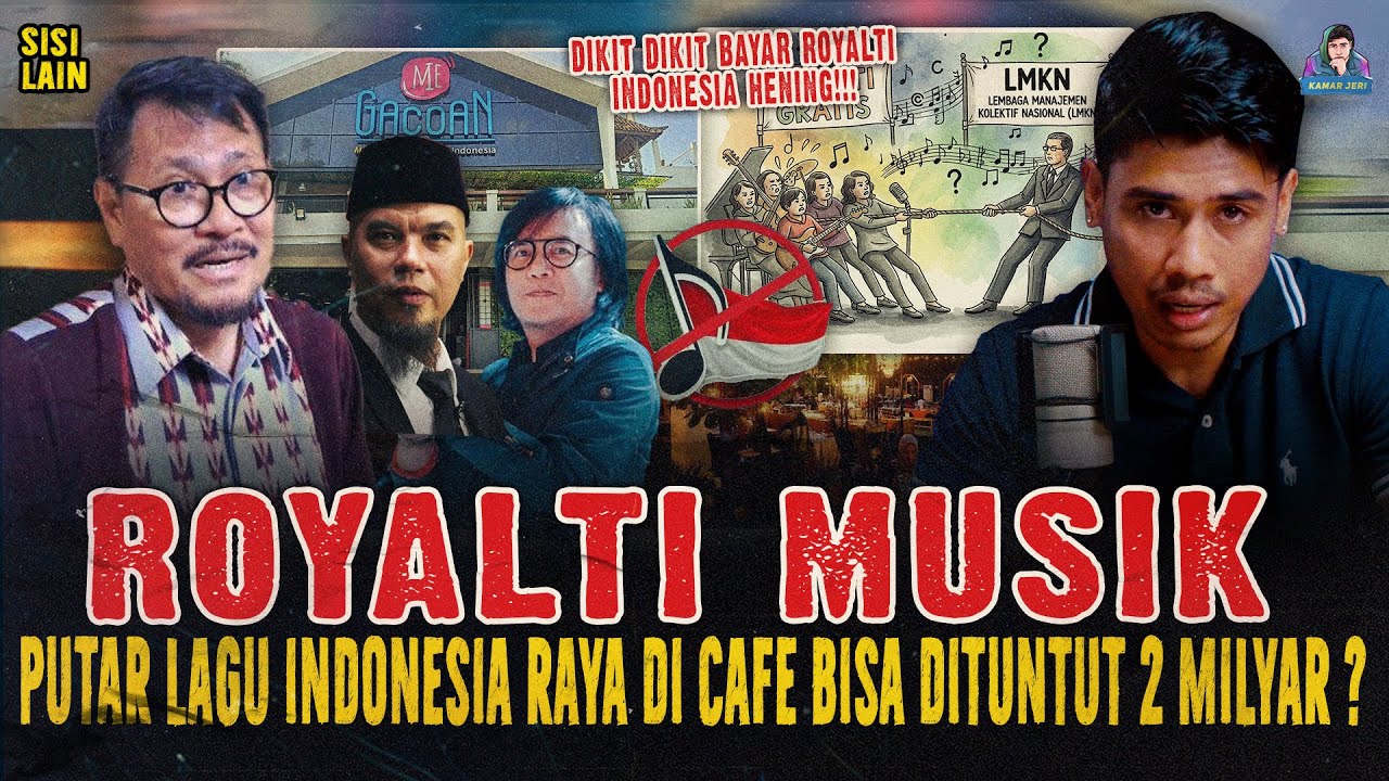 ROYALTI MUSIK ! PUTAR LAGU APA PUN BISA DITUNTUT MILYARAN TERMASUK LAGU KEBANGSAAN INDONESIA RAYA