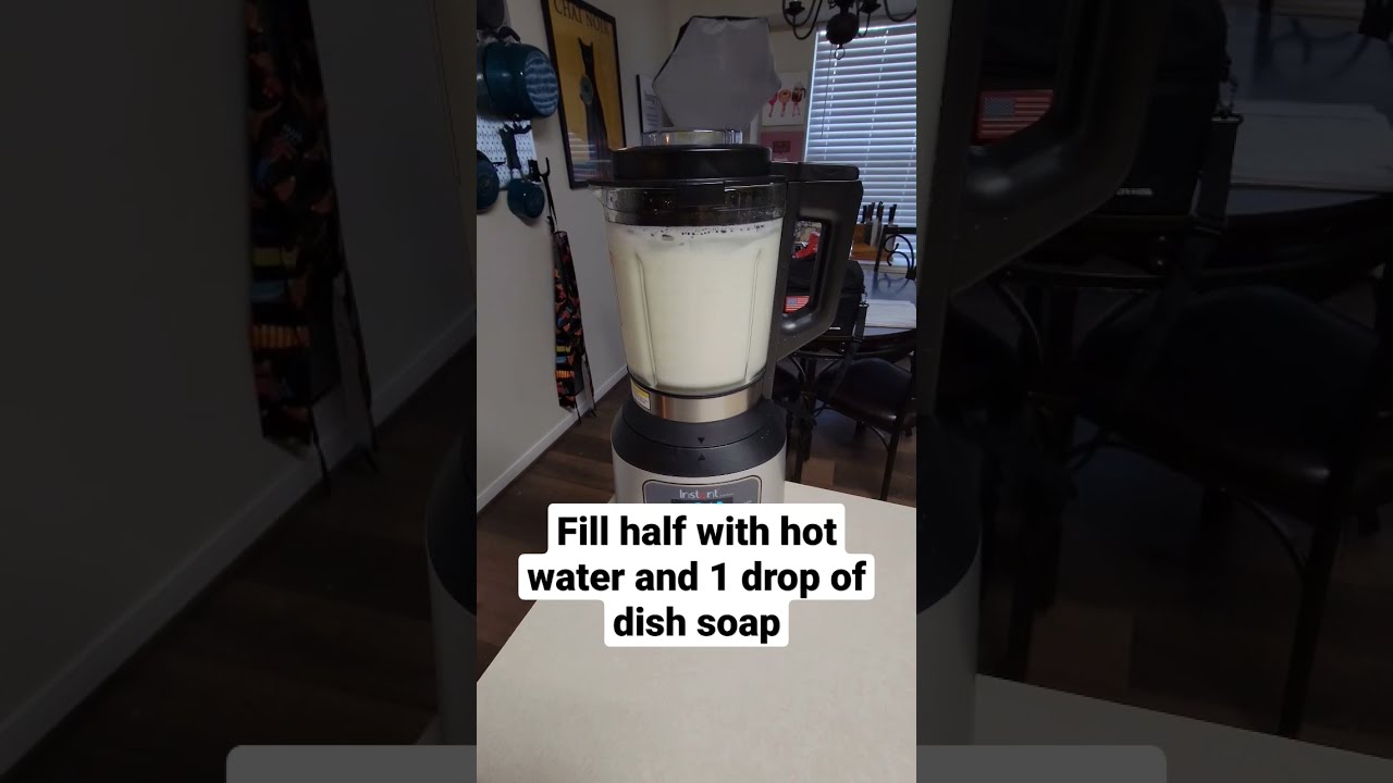 Cleaning the Instant Pot Blender Properly Seasoned properlyseasoned food fyp blender clean YouTube