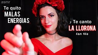 ASMR Quitando malas energias y Cantando LA LLORONA con Eco! 🌹(Soft spoken) screenshot 1